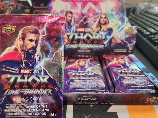 Thor Love and Thunder Upper Deck HOBBY PACK Personal Break! Chase tip tier autographs including NATALIE PORTMAN! Look for lightning acrylic cards and film cells!