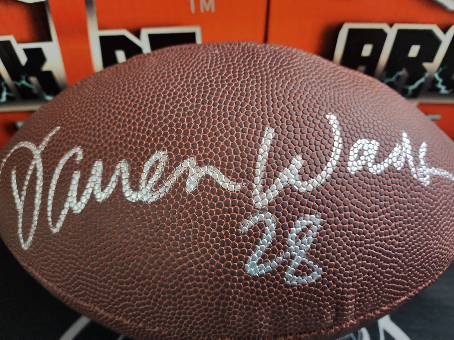 Darren Woodson Autographed Football JSA COA Dallas Cowboys