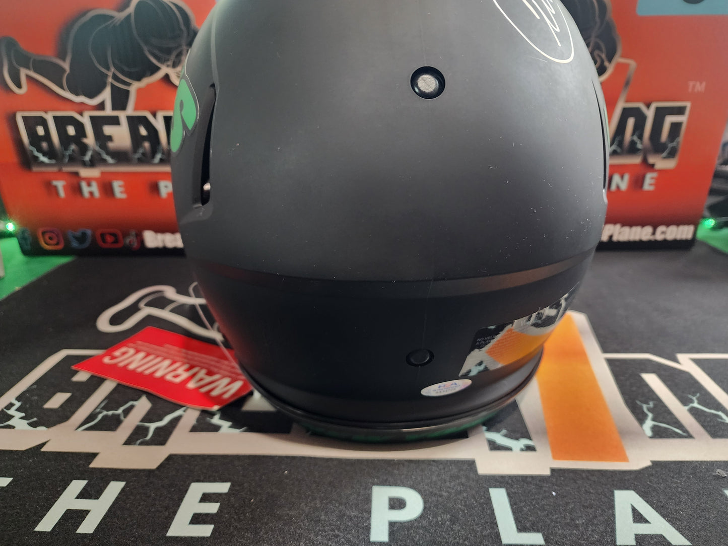Curtis Martin AUTHENTIC ECLIPSE Autographed Full Size Helmet Jets Beckett COA