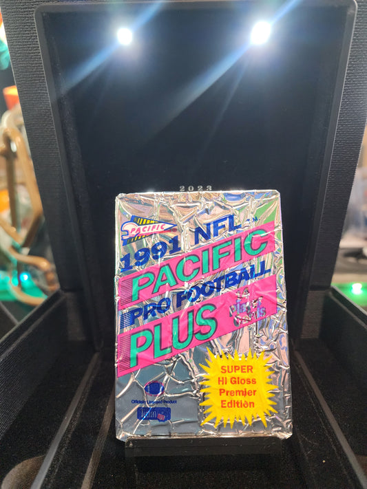 1991 Pacific Plus Super Hi Gloss Premier Edition Football Pack personal break! 14 cards!
