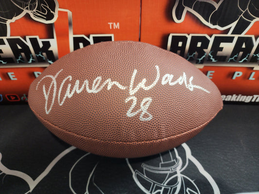 Darren Woodson Autographed Football JSA COA Dallas Cowboys