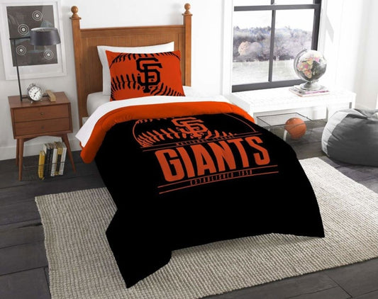 BRAND NEW! Northwest San Francisco Giants Twin Comforter Set MLB Baseball