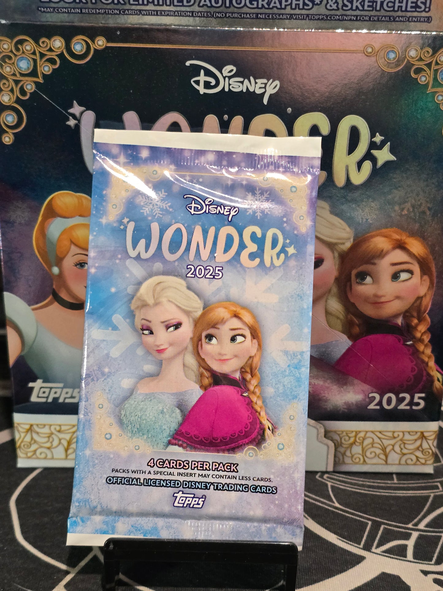 Disney 2025 Topps Wonder Mega Box Pack