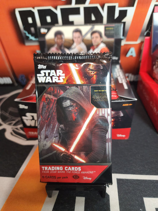 Star Wars The Force Awakens Topps Retail Pack Personal Break!
