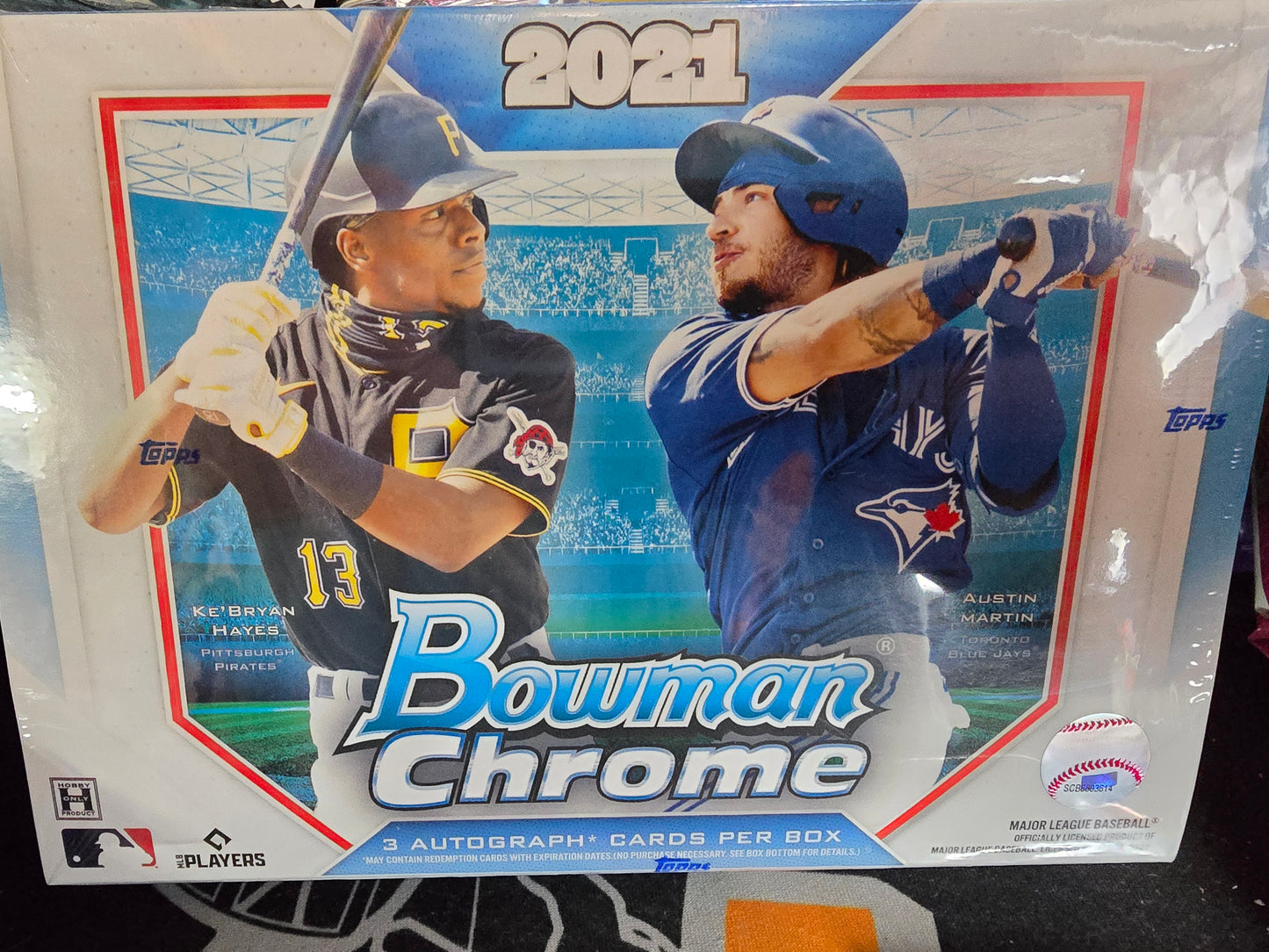 2021 Bowman Chrome Baseball Hobby Box - THREE AUTOS!