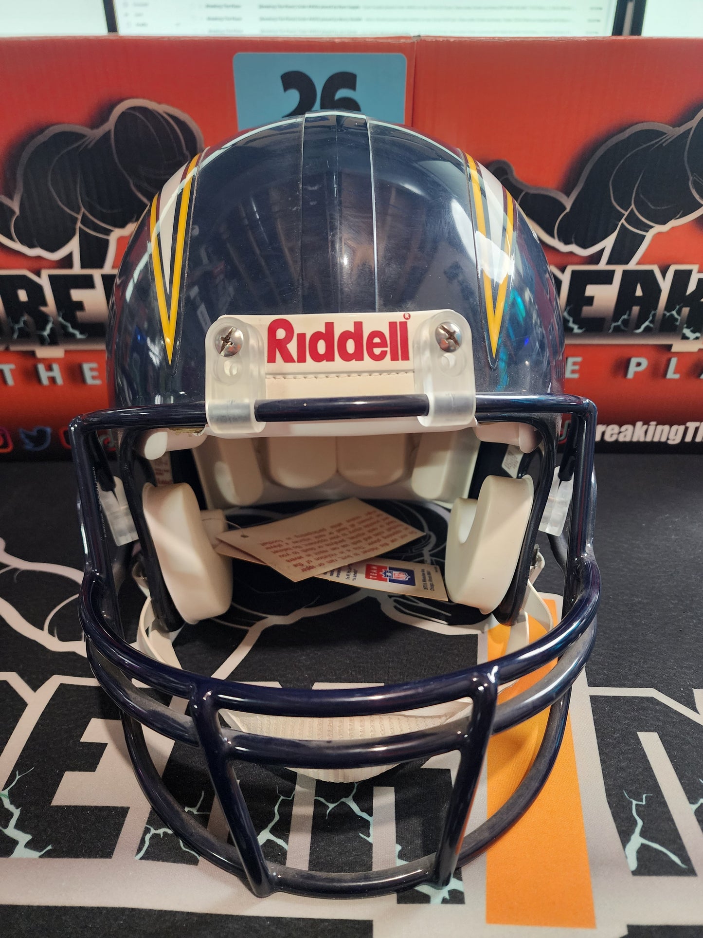 Tim Dwight AUTHENTIC Autographed Full Size Proline Helmet NFL Auctions PSA COA 90s Era!