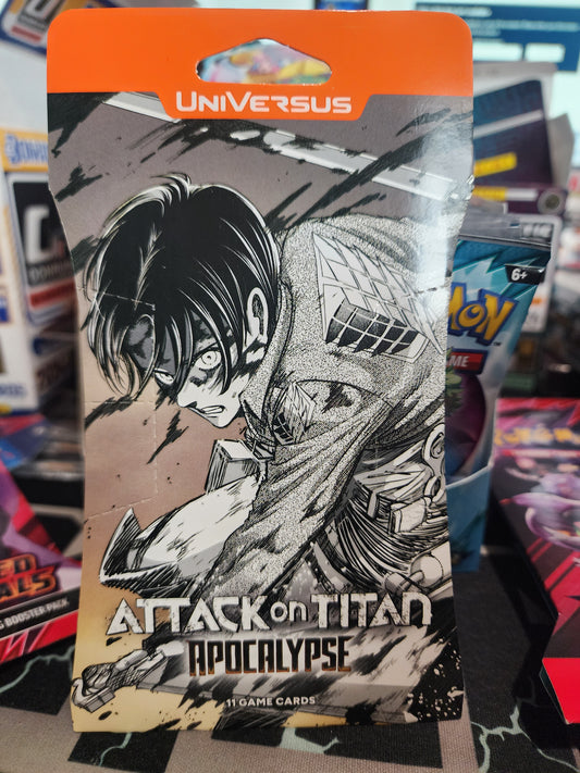 Universus Attack on Titan Apocalypse Sleeved Pack Personal Break!