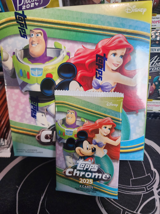 Disney 2025 Topps Chrome Mega Box Pack