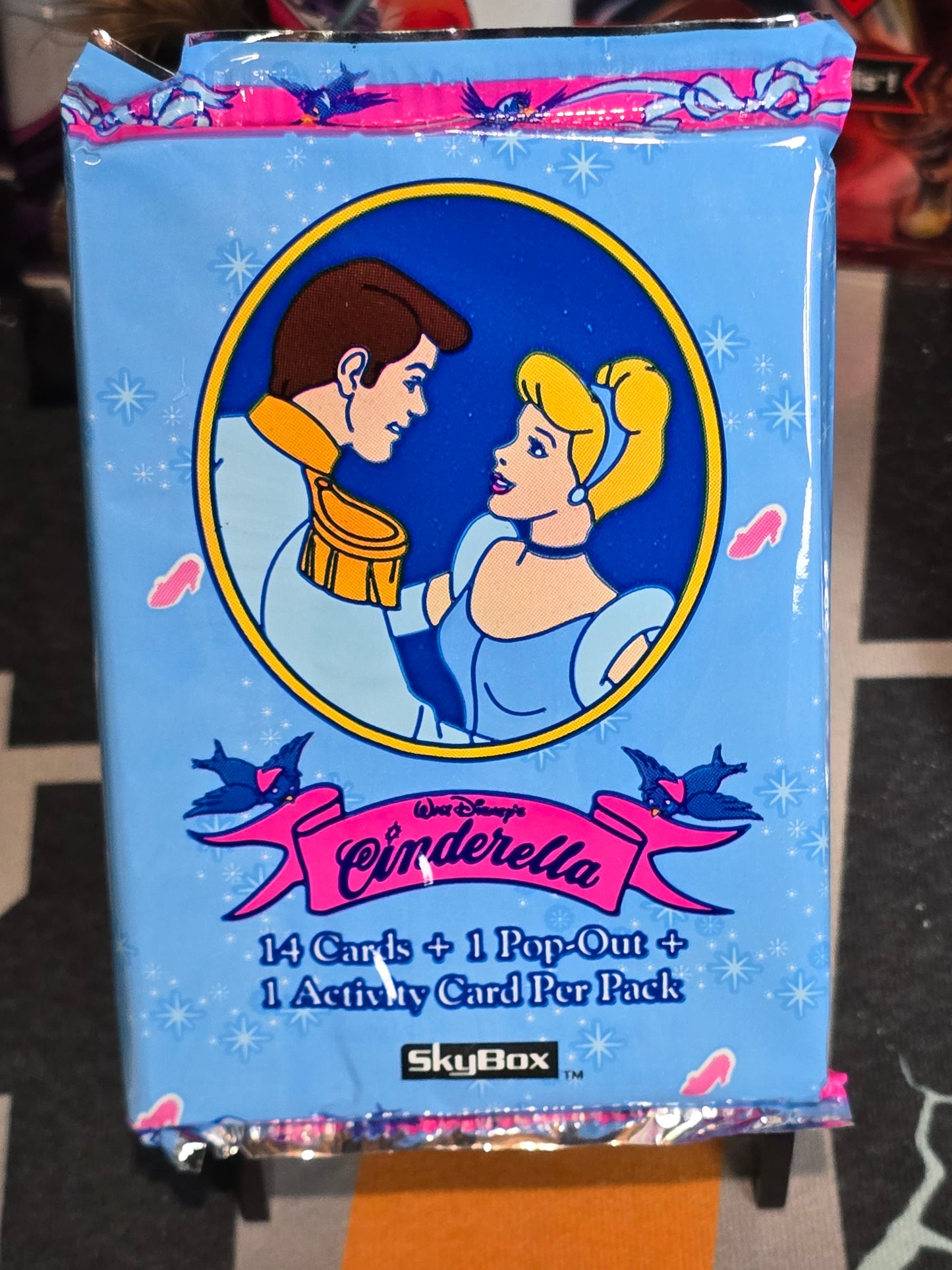 RARE Cinderella Disney 90s Skybox Jumbo Pack - 16 cards!