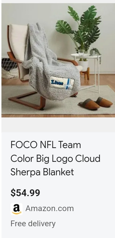 BRAND NEW! $54.99 on Amazon FOCO Minnesota Vikings NFL Retro Cloud Sherpa Blanket Football