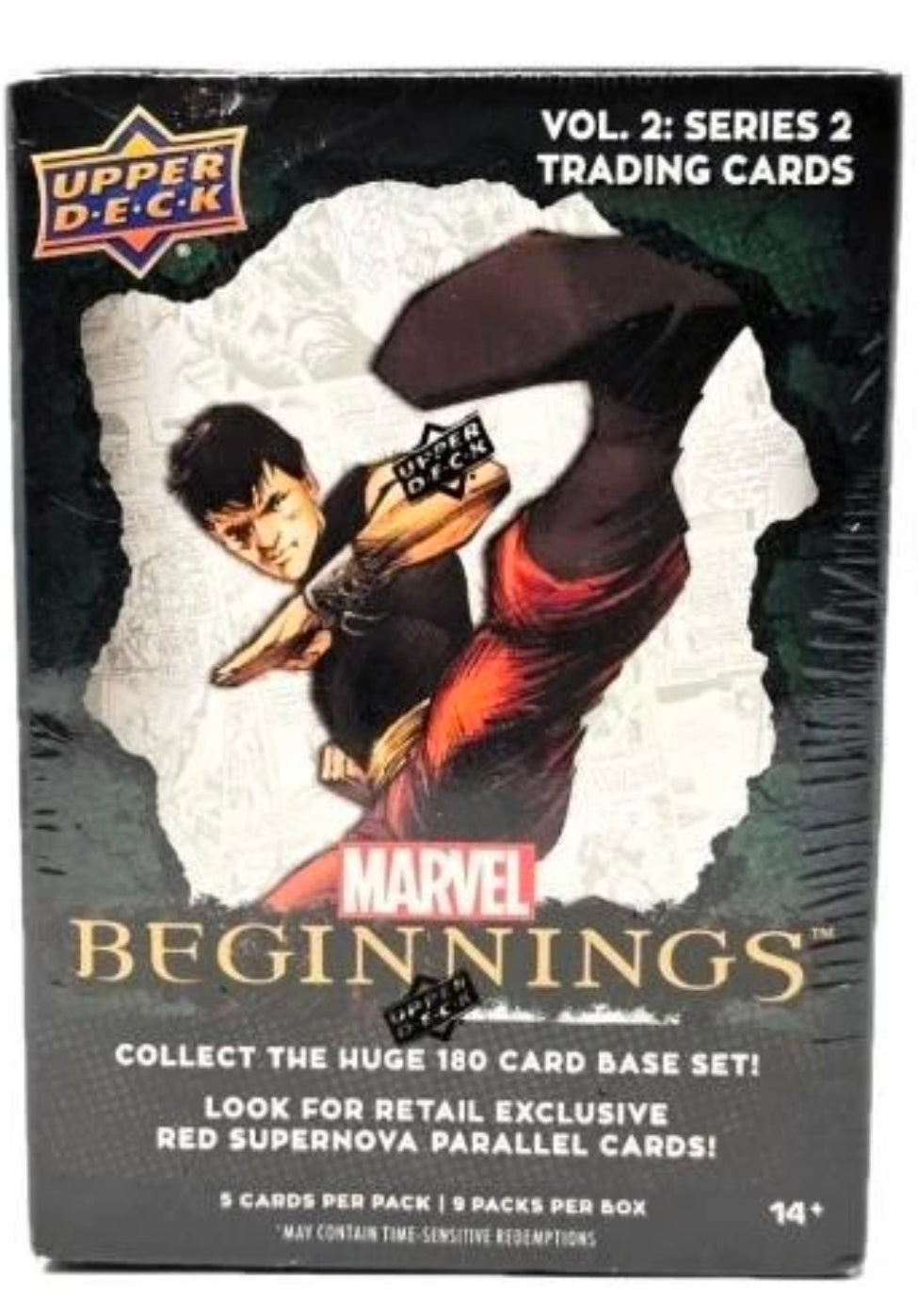 Upper Deck Marvel Beginnings Series 2 Blaster Box - 9 packs! Chase Red Supernova Parallels and 1st Sketch Cards!