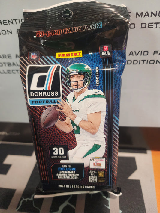 2024 Donruss Football Fat Pack | 30 Cards! | Personal Break! Value Pack