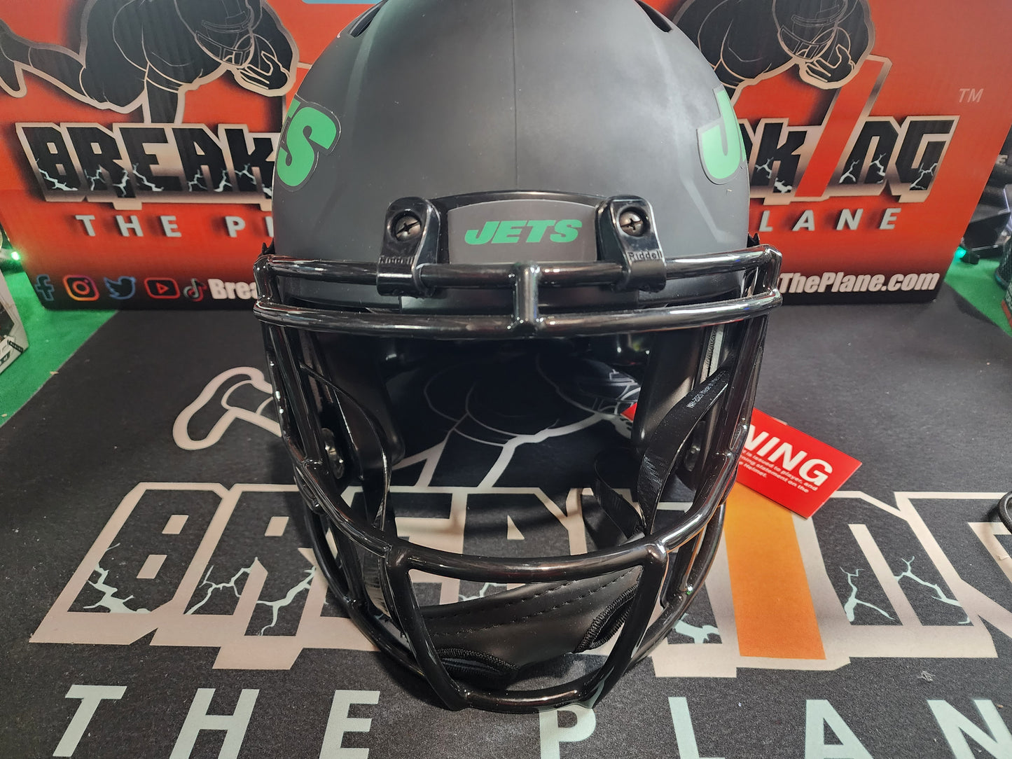 Curtis Martin AUTHENTIC ECLIPSE Autographed Full Size Helmet Jets Beckett COA