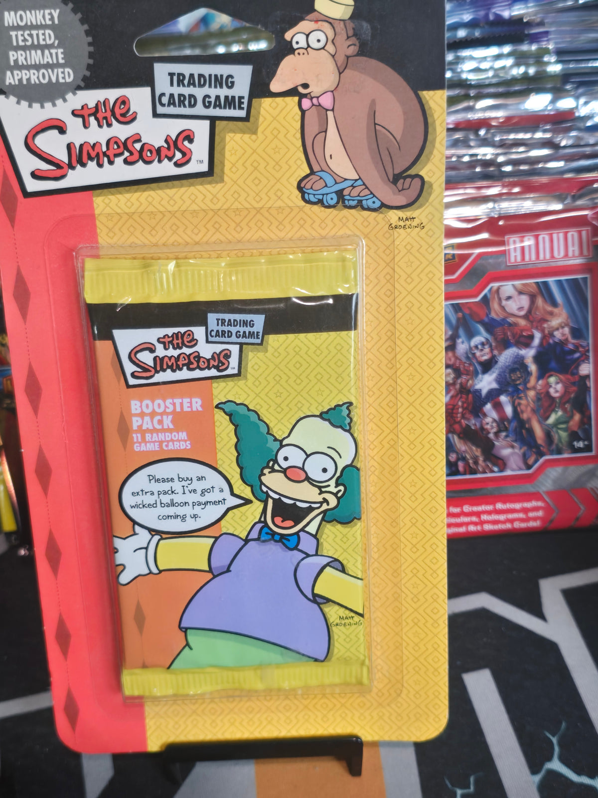 RARE Blister pack - Simpsons booster pack Wizards of the Coast