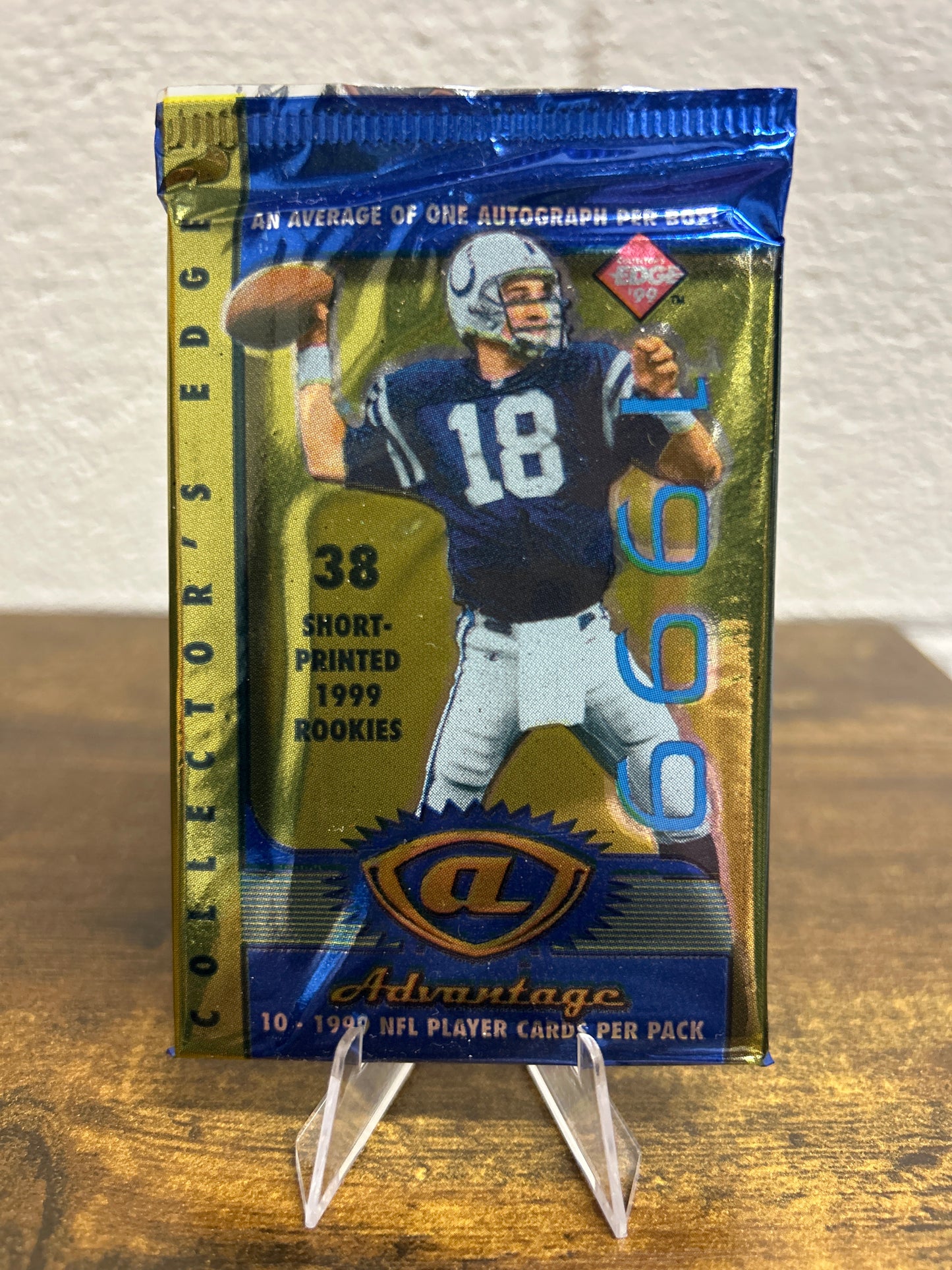 RARE 1999 Collector's Advantage Edge Choice Football Hobby Pack