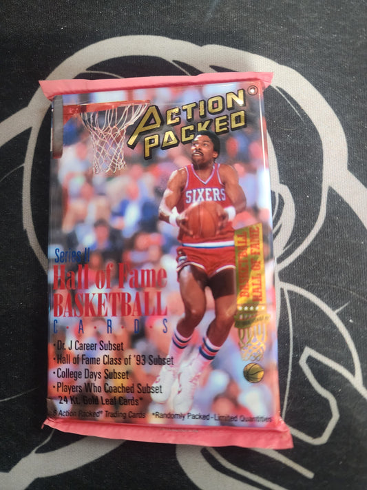 Action Packed Basketball 1993 Pack Personal Break! Chase 24 Karat Gold Leaf Cards!