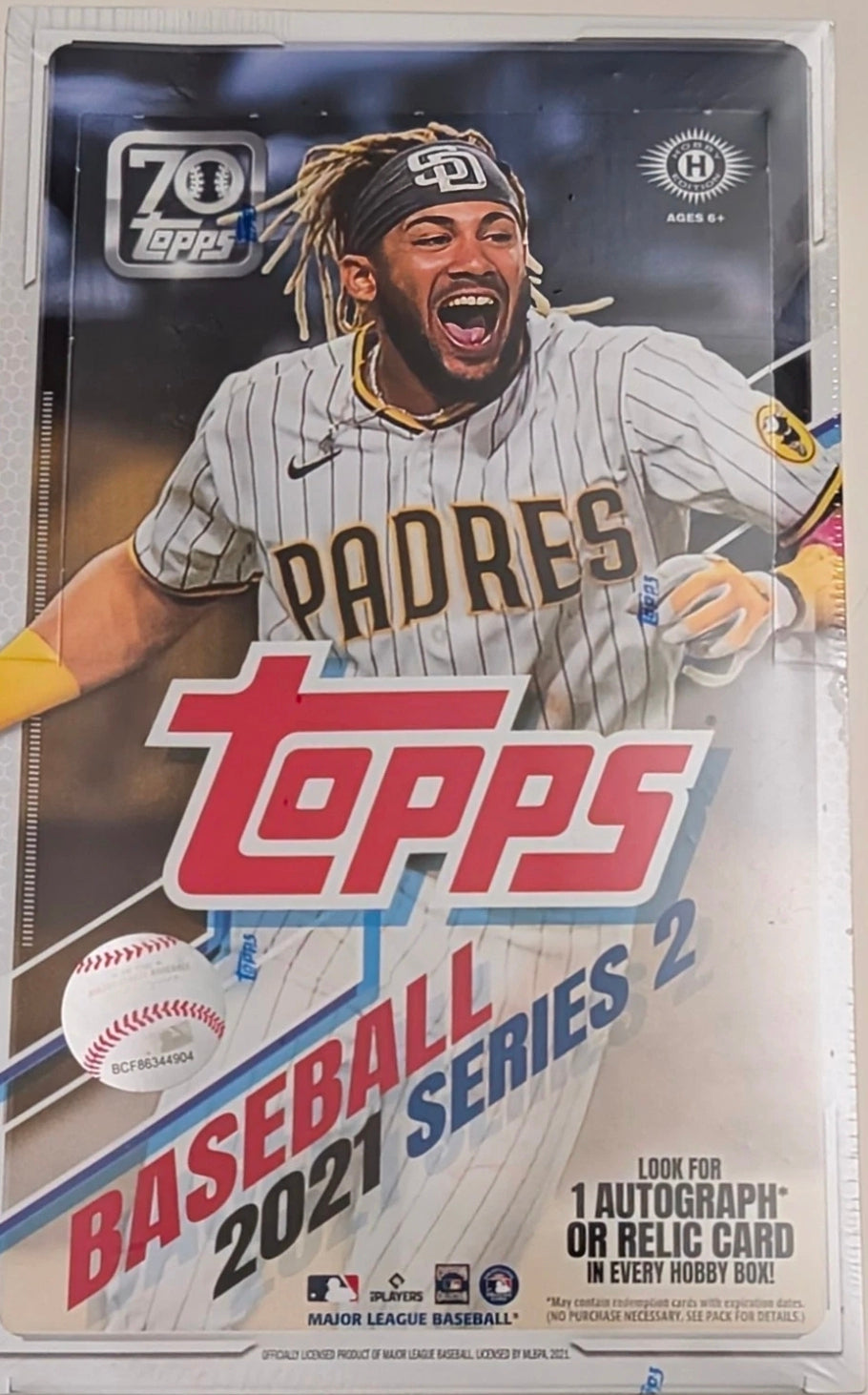 2021 TOPPS SERIES 2 BASEBALL HOBBY BOX - 1 auto/relic!