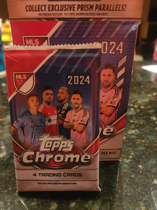 Topps Chrome MLS Soccer 2024  Blaster Pack
