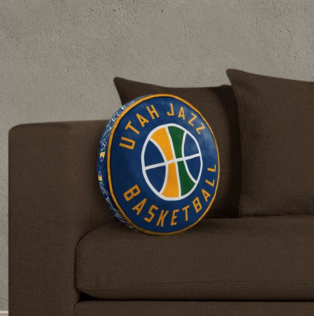 SUPER SOFT! Utah Jazz Northwest 1NBA148000027RET Company Utah Jazz 15" Travel Cloud Pillow, One Size, Multicolor NBA Basketball