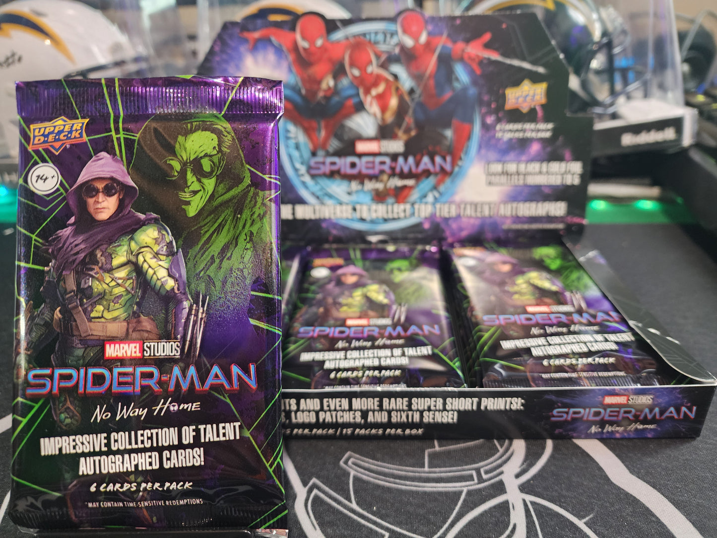 SpiderMan No Way Home Upper Deck HOBBY PACK Personal Break! Chase precious metal gems and top tier talent autographs!! Spider-Man
