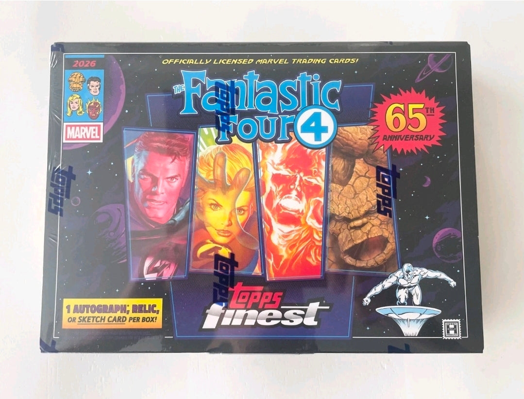 2026 Topps Finest Matvel Fantastic Four 65th Anniversary Hobby Box