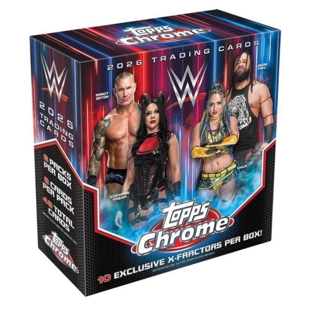 2026 WWE Topps Chrome Wrestling Mega Box