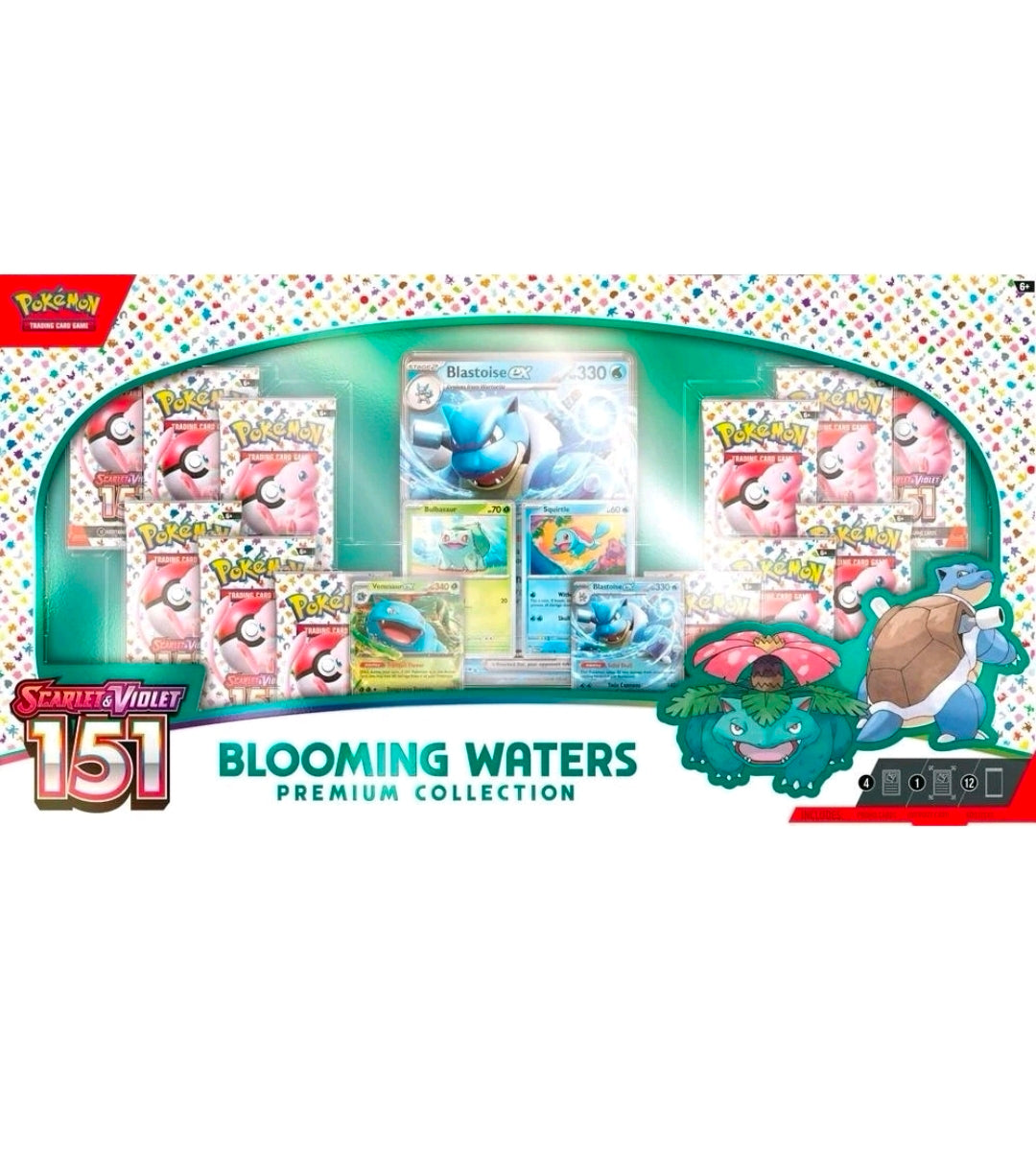 Blooming Waters Collection 151 Pokemon Booster Packs