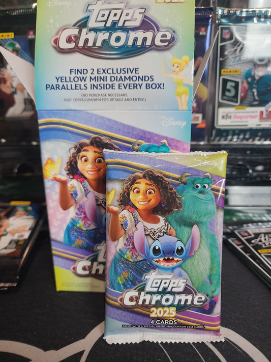 Disney 2025 Topps Chrome Blaster Pack