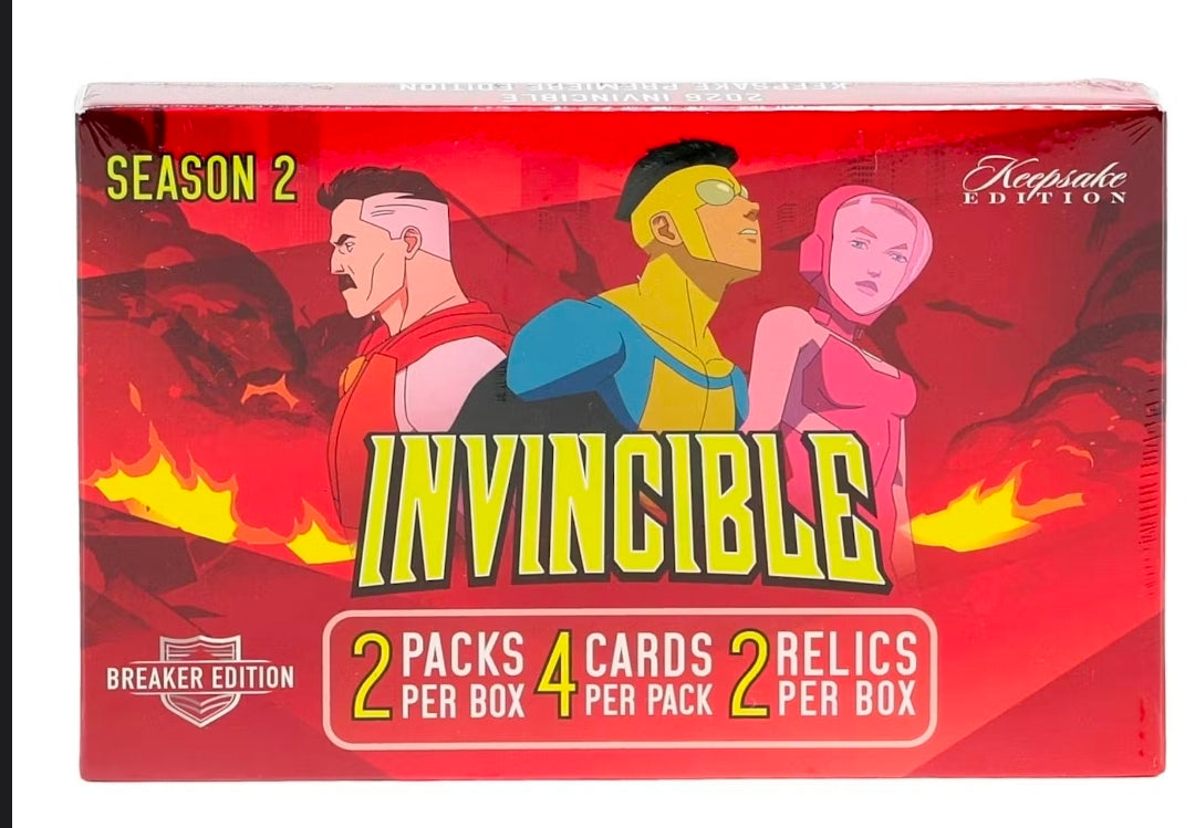 2026 Keepsake Invincible Season 2 Premiere Breaker Edition Box - 2 relics!!