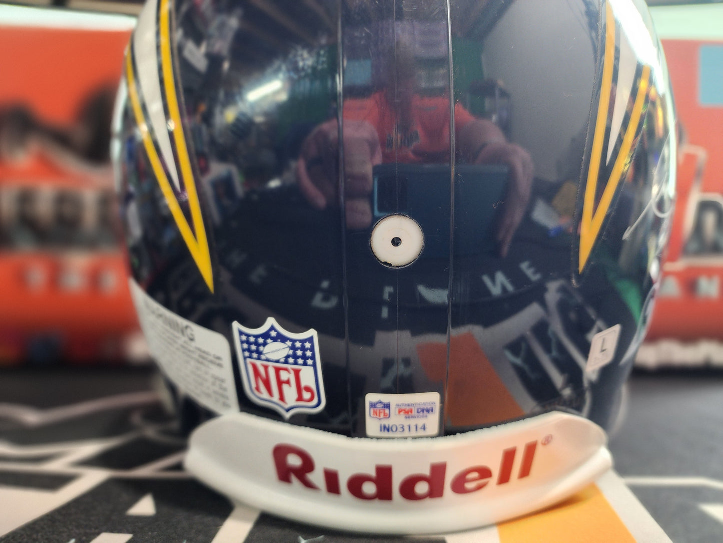 Tim Dwight AUTHENTIC Autographed Full Size Proline Helmet NFL Auctions PSA COA 90s Era!