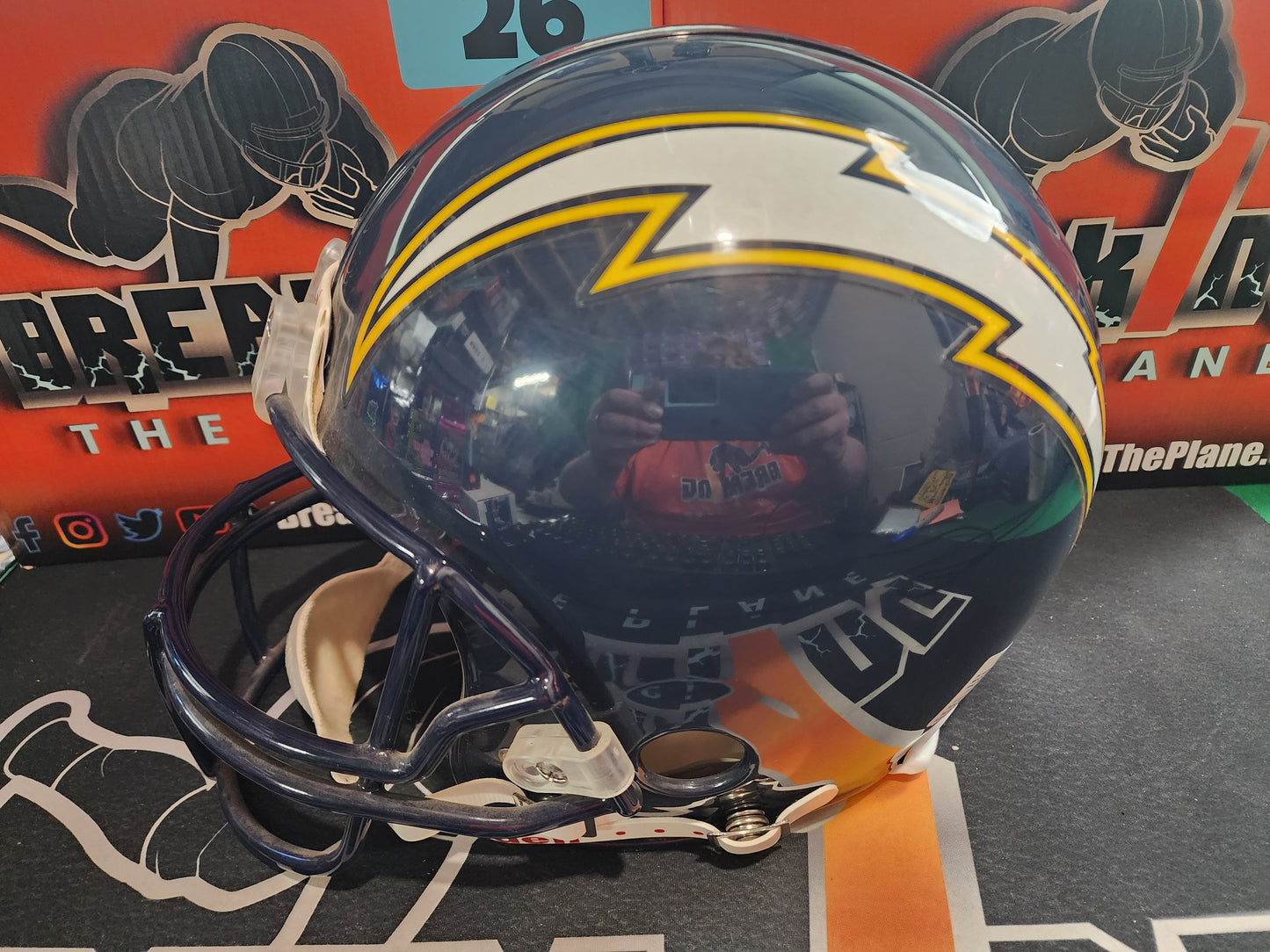 Tim Dwight AUTHENTIC Autographed Full Size Proline Helmet NFL Auctions PSA COA 90s Era!
