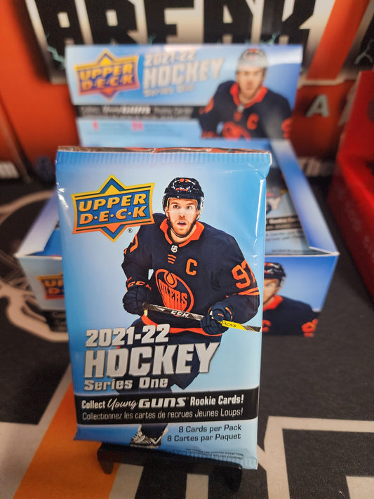 2021-2022 Upper Deck Hockey Series One Retail Pack Personal Break! Chase YOUNG GUNS rookies!