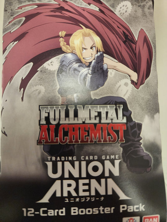 Full Metal Alchemist Union Arena Booster Pack personal break! 12 cards! Bandai/Namco