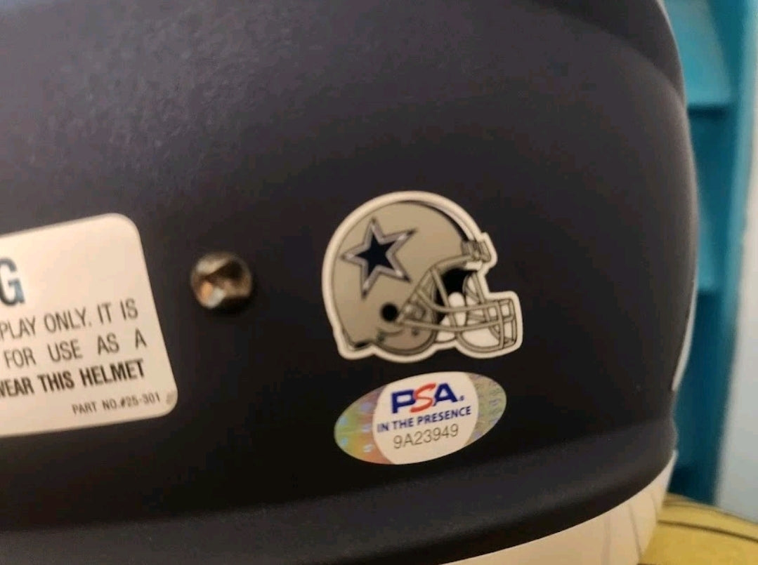 Gerald McCoy Autographed AMP Full Size Cowboys Helmet PSA COA