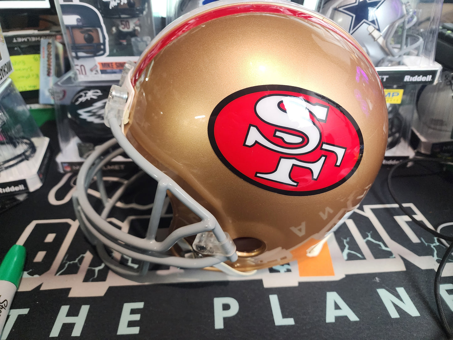 New in box - San Francisco 49ers AUTHENTIC Full Size Helmet standard Proline