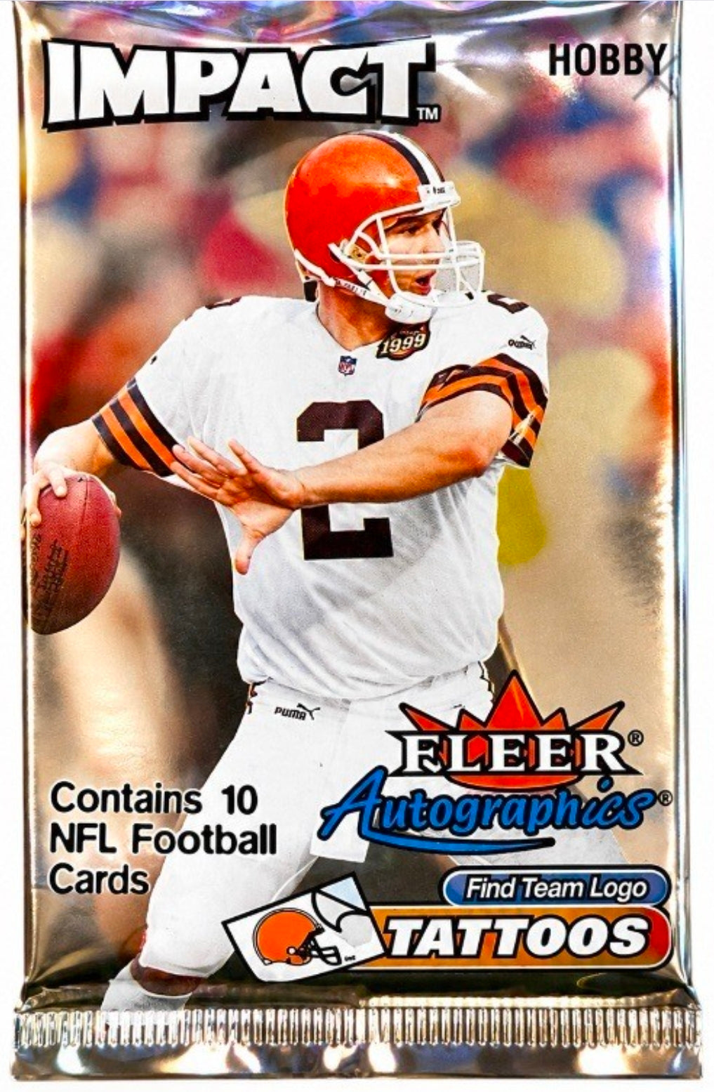 Tom Brady Rookie Card?? 2000 Fleer Impact Football Hobby Pack