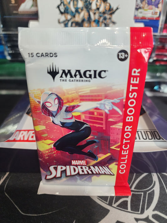 COLLECTOR BOOSTER Spider-Man Magic The Gathering Collector Booster Pack