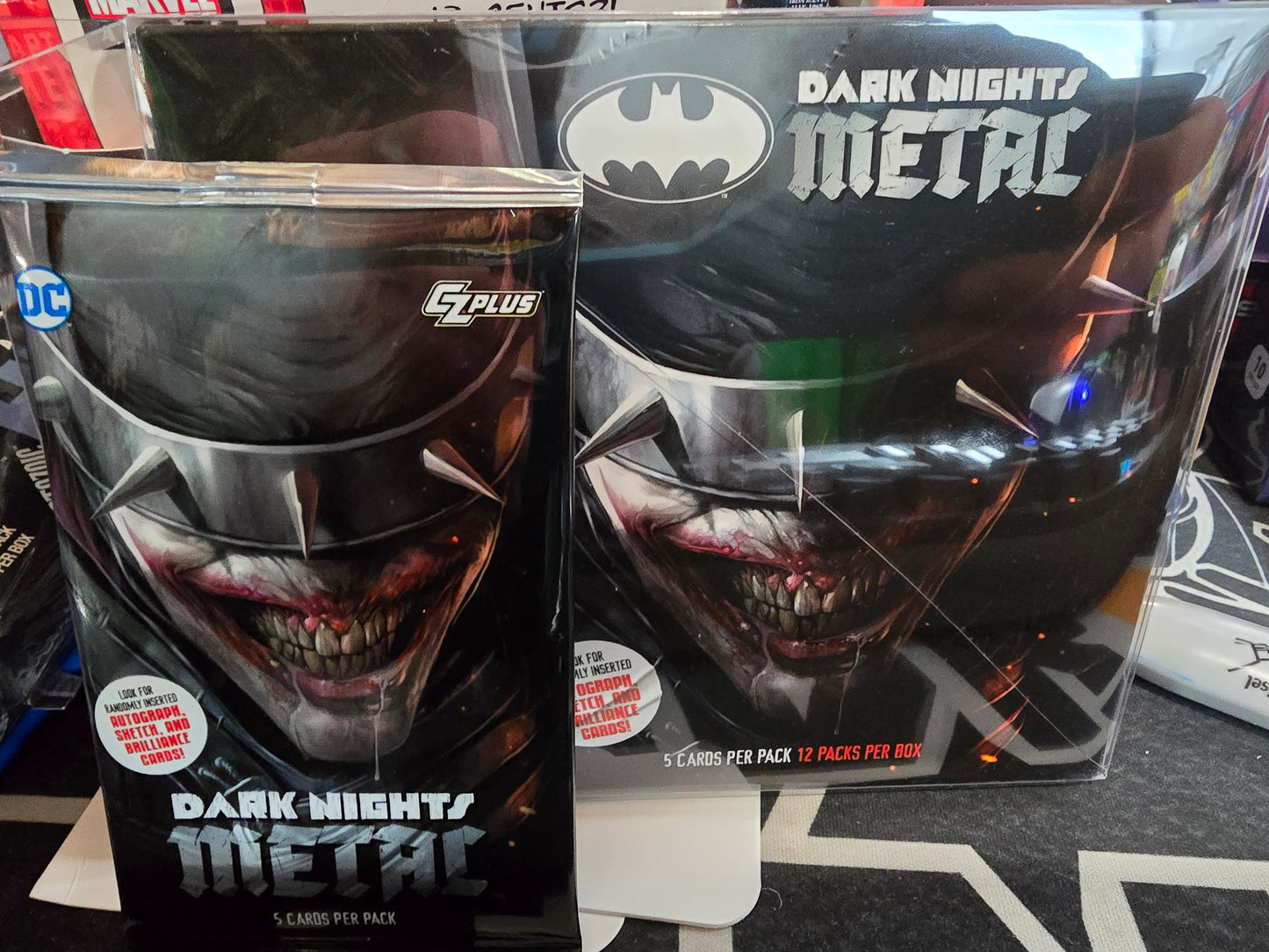 Dark Knight's Metal Batman Hobby Pack - chase autos, sketches, and Brilliance cards!