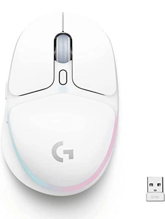 Logitech G705 Wireless Gaming Mouse, Customizable LIGHTSYNC RGB Bluetooth Mac PC