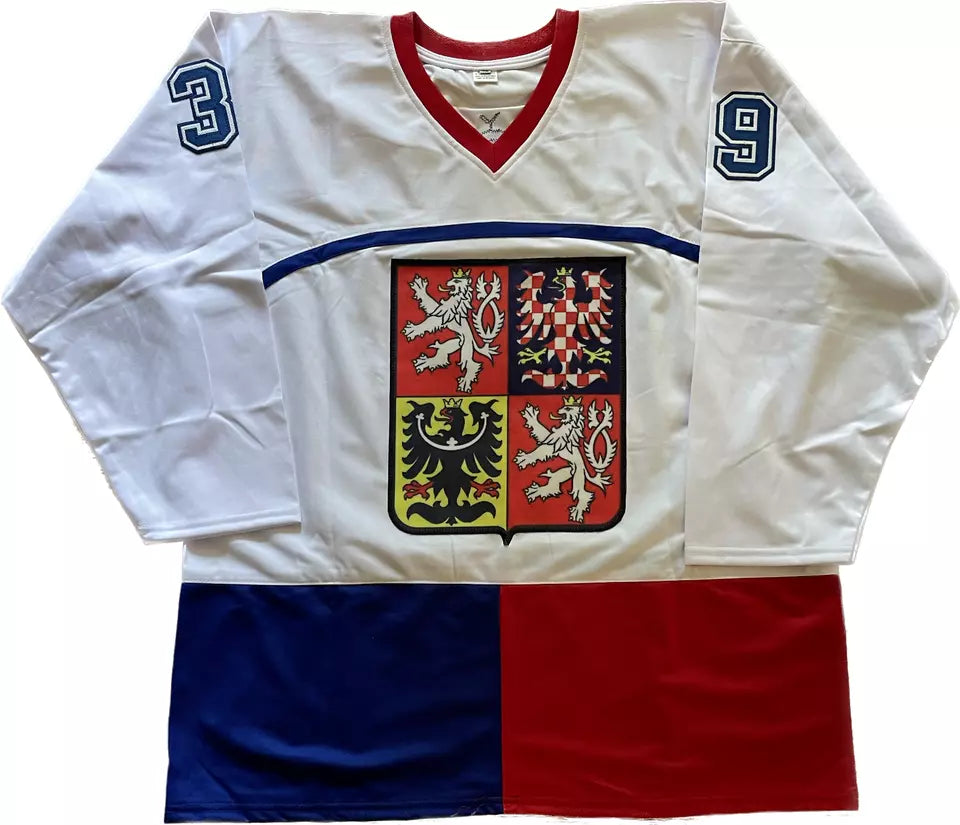 Dominik Hasek (Sabres) Autographed Czech National Team Custom Jersey with DA COA