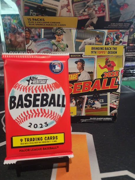 2023 Topps Heritage Baseball Mega Box Pack Personal Break