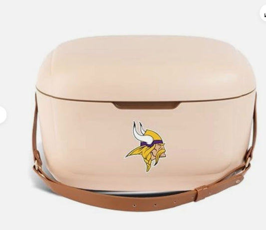 Memory Company Licensed NFL Team Logo Retro Rounded Cooler Minnesota Vikings