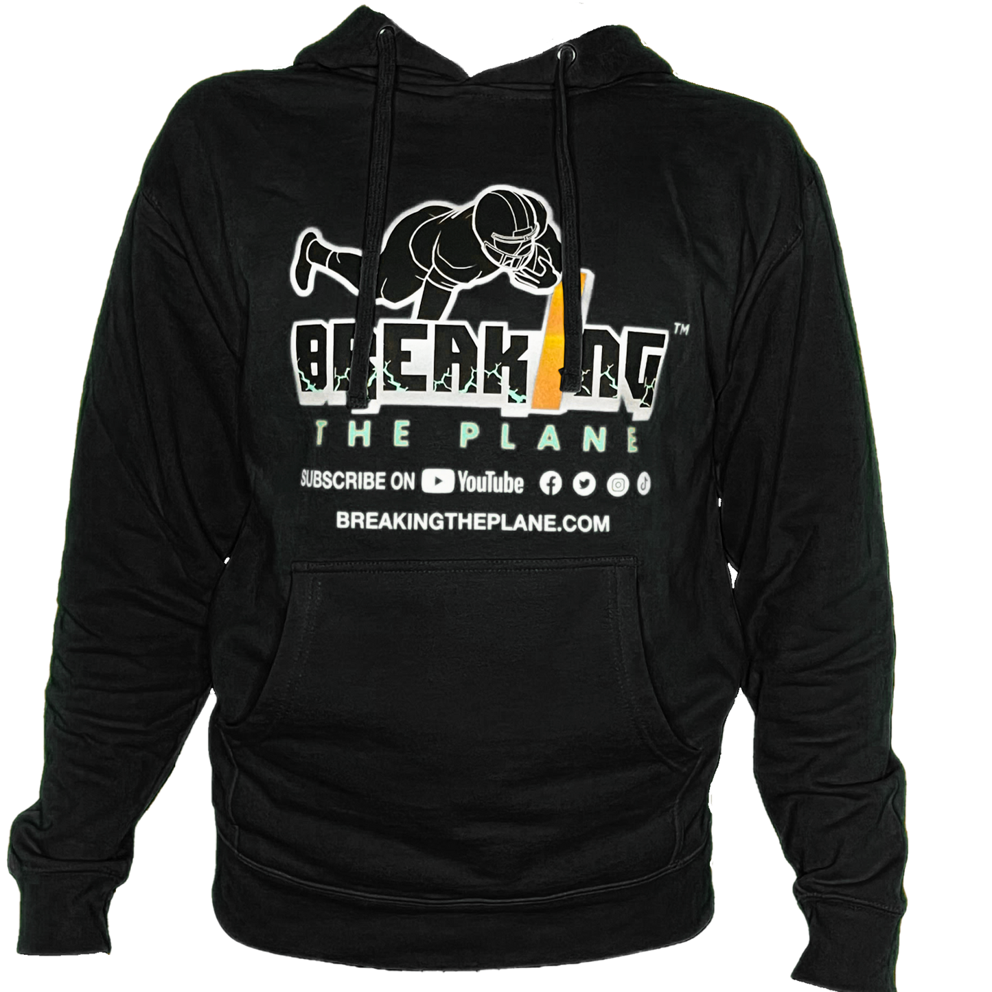 Breaking The Plane Black Hoodie