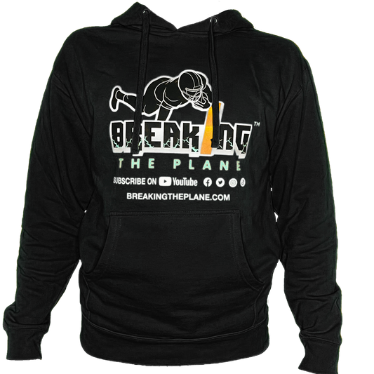 Breaking The Plane Black Hoodie