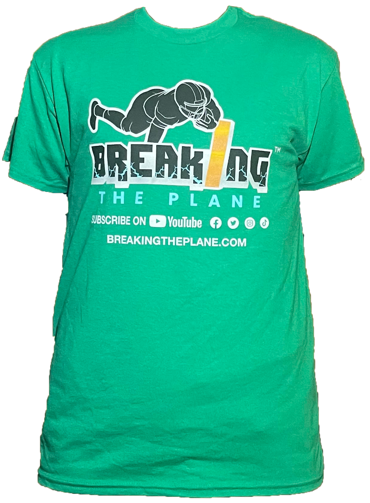 Breaking The Plane Green T-Shirt