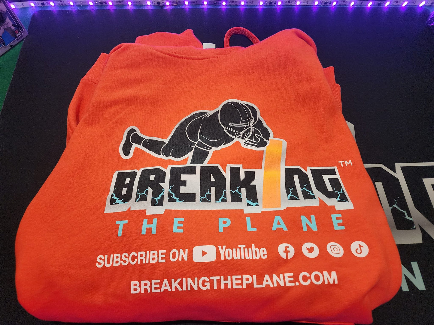 Breaking The Plane Orange Hoodie