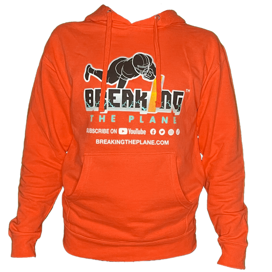 Breaking The Plane Orange Hoodie