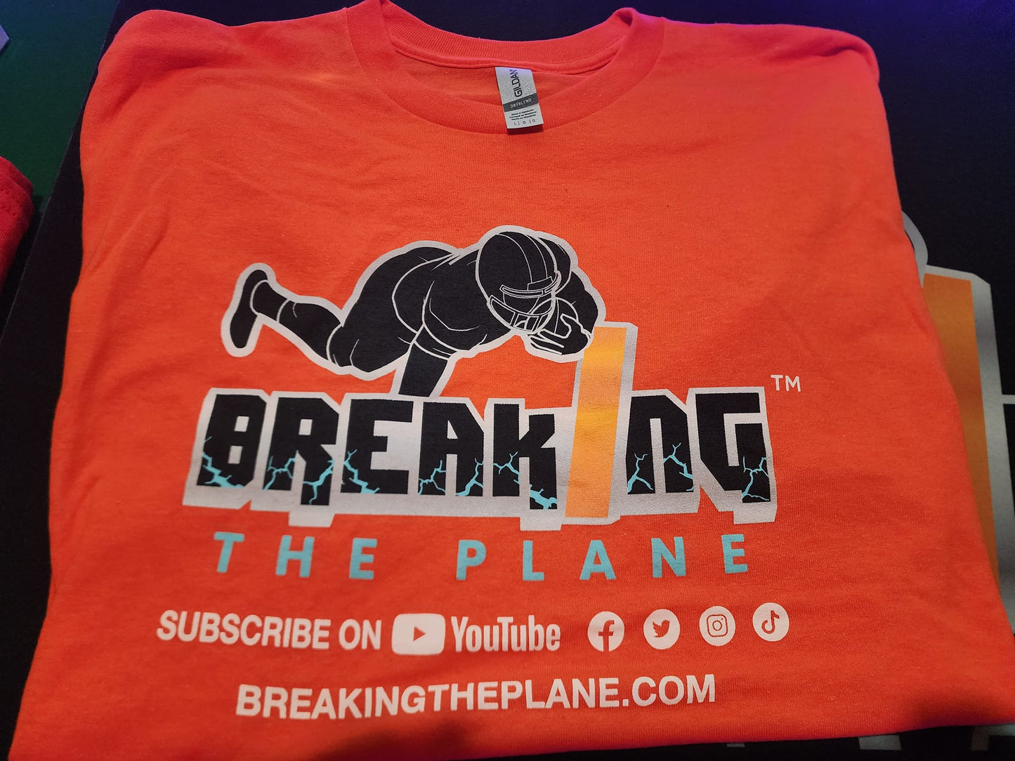 Breaking The Plane Orange T-Shirt