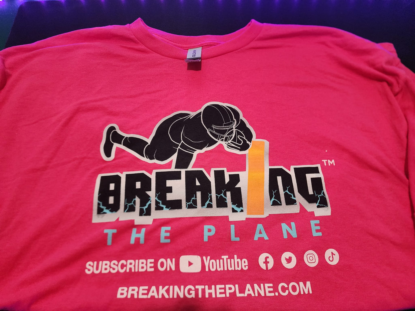 Breaking The Plane Pink T-Shirt