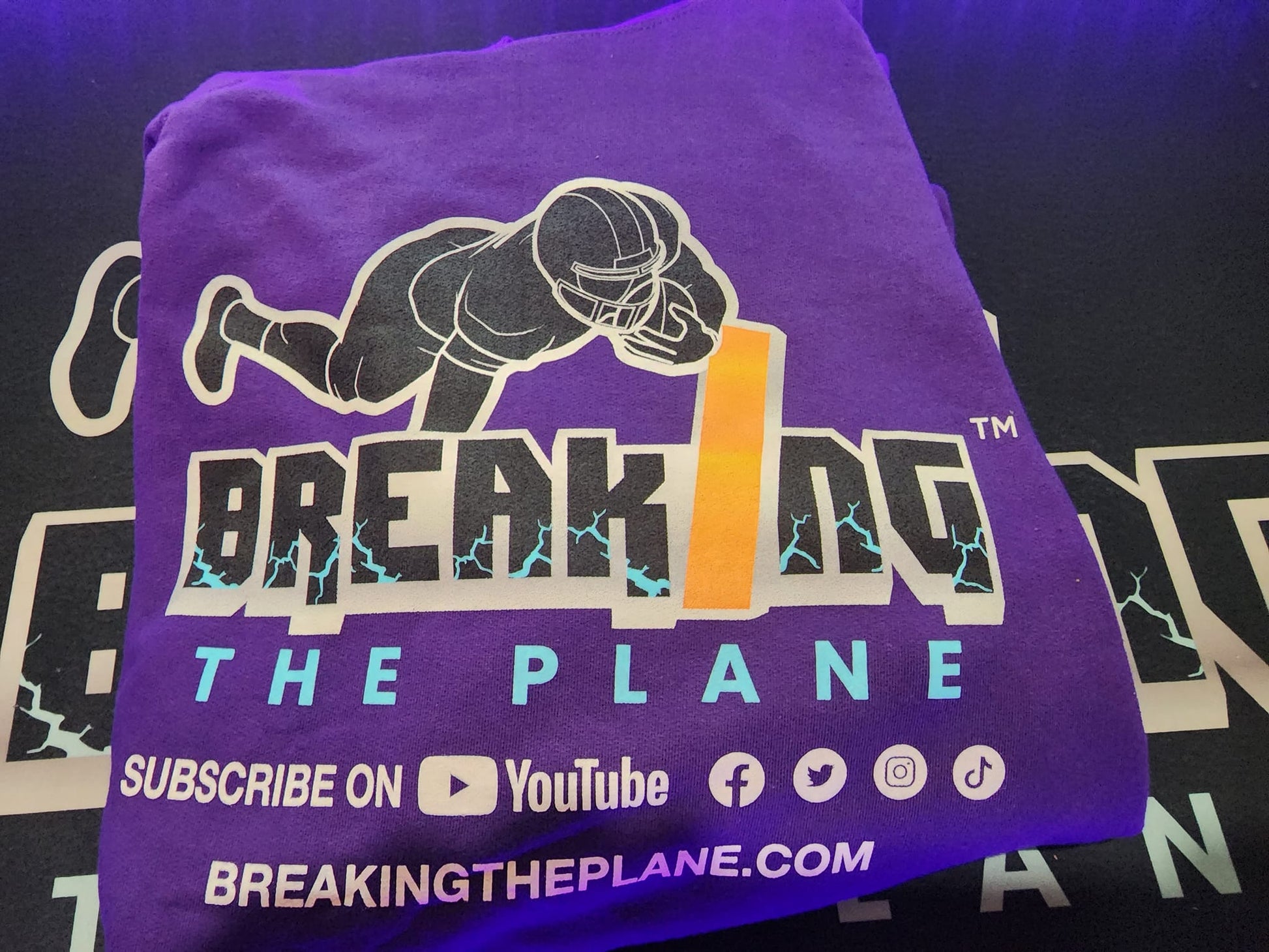 Breaking The Plane Purple Hoodie